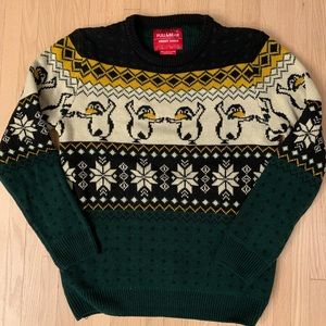 Pull&Bear Holiday Crewneck Penguin Sweater